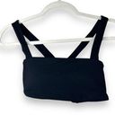 Aerie Offline By  NWT True Black Real Me Xtra Square Neck Sports Bra Small Photo 0