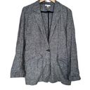 Abound  Gray Linen Blend Single Button Blazer Sz S Photo 0