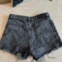 ZARA Black Jean Shorts Photo 2