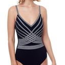 Gottex New!  Metallic Divine Embroidery One Piece Swimsuit Photo 0