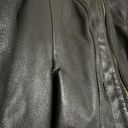 Cole Haan Women’s Cold Haan Genuine Lamb Skin Leather Zip Up Jacket Black Size XS Photo 9