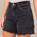 Abercrombie & Fitch Curve Love High Rise Dad Short high rise black size 6 Photo 6