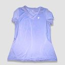 FILA Sport Women’s V-neck Short Sleeve T-Shirt Size Large in Lavender Photo 0