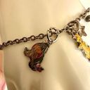 Disney  silver tone Eyore charm bracelet Photo 2