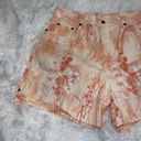 Bill Blass  Vintage Orange Floral Butterfly Print 90’s Mom Short size 14 Western Photo 2