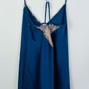 Frederick's of Hollywood  Baby Doll Royal‎ Blue Satin Size Medium Photo 4