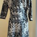 Isaac Mizrahi  Live! Floral Lurex Jacquard Sweater Long Sleeve Dress - SZ… Photo 2