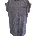 Harper  Women's Dress Striped Blue/White Pockets Short Sleeve Size Small Photo 1