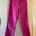 ZARA Cropped Flare Pink Jeans Photo 1
