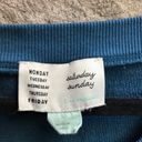 Anthropologie Saturday Sunday by  Matea V Neck Cropped Sweatshirt Blue small Photo 8