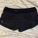 Lululemon Black Speed Up Low-Rise Lined Short 2.5 Photo 0