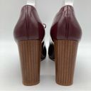 Kate Spade Patent Leather Wood Block Heel Oxfords Photo 2