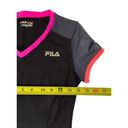 FILA  Sport Women Size XS Live In Motion T-Shirt Short Sleeve Black Sporty 3-739 Photo 6