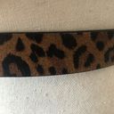 All Saints Karin Leopard Leather Buckle Belt Photo 4