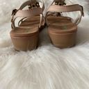 Baretraps Floral Strappy Hammond Wedge Sandals Tan Photo 2