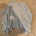 Cherish Gray Poncho Sweater Photo 1