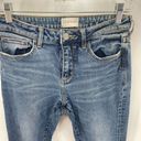 Gilded Intent  Womens High Rise Skinny Jeans Distressed Stretch Blue Size 27x30 Photo 3