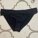 La Blanca  Island Goddess Shirred Band Hipster Bottom - Black, NWOT Photo 5