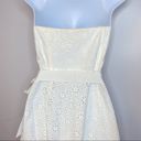 Banana Republic  Strapless White Eyelet Dress Size 8 Photo 5