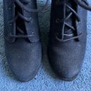 Call it spring  Black Lace Up Booties Size 6.5 Photo 1