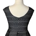 Tiana B . Fit & Flare Party Dress Cap Sleeves Black Illusion Lace Women’s 14 Photo 7