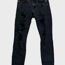 Aeropostale High-Rise Black Distressed Skinny Jeans Size 6 Photo 4