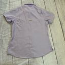 Habit  Women's Short Sleeve Fishing Guide Purple Shirt Size Small Photo 7