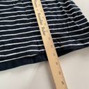 Tommy Hilfiger  Shirt Womens Small Black White Stripe Short Sleeve Lace-Up Cotton Photo 4