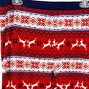 Nordstrom  Red Reindeer Holiday Pajama Pants Leggings Size XL NWT Photo 2