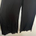 a.n.a NWT  Catherine Sheer Wide Leg Black Pants SIZE L LARGE Photo 3