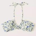 Abercrombie & Fitch New  Women’s floral print bandeau bikini top size Large Photo 0