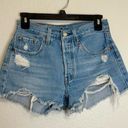 Levi’s  501 Cut off Denim Shorts size 24W Photo 0