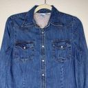 Krass&co Andrew &  Vintage Women’s Denim Button Down Shirt Photo 2