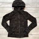 Lululemon Scuba Hoodie Light Cotton Fleece Incognito Camo Multi Grey Women 4 Black Photo 0