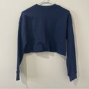 The Moon Celestial Blue Cropper Crewneck Sweater Size Small Photo 3