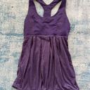 Lululemon  Heathered Concord Grape Purple Power Dance Athletic Tank Top Size 4 Photo 4