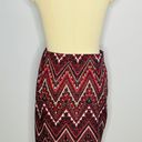 Dress Barn Pull On Geometric Pattern Skirt- Size XL Photo 4