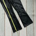 Tuckernuck  Ashford Black Faux Leather Kick Flare High Rise Pants Women’s Small Photo 3