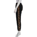 Aviator Nation  Animal Print Black Sweatpants Size Small Photo 1