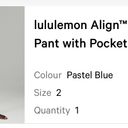 Lululemon Pastel Blue Set Photo 2