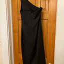 Petal and Pup Black One Shoulder Dress Photo 2