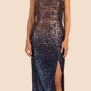 Trina Turk 💕💕 Stella Dress ~ Supernova Sequin Moonstone/Midnight Ombre 8 NWT Photo 2