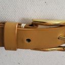 Coldwater Creek  Vintage Tan Soft Leather Thin Belt S Photo 2