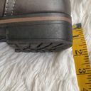 American Eagle Women’s knee high buckles round toe leather boots, size 6.5 Photo 4