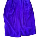 Donna Karan  NY Vintage Silk Purple Pleated Knee-Length Skirt Women Size 6 Photo 0