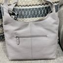 The Sak New  Gray Leather Huntley Hobo Handbag Photo 2