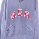 Polo  Ralph Lauren Women’s XL Blue USA Half Zip Pullover Olympic Team Logo 2016 Photo 1