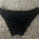 Shade & Shore Black Scrunched Bikini Bottoms Photo 0