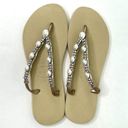 Havaianas Coravana x  Pearl Combo Flip Flops in Sand Size 9 / 10  *39/40* Photo 5