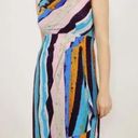 Tracy Reese Plenty by  X Anthropologie Multicolored Stripe Silk Midi Dress, 4 Photo 0